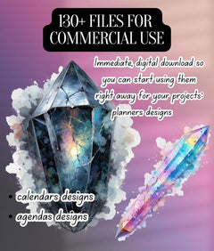 Wiccan Holographic Clipart Bundle - CraftNest - Digital Crafting and Art