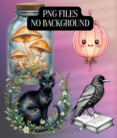 Forest Witch Apothecary Clipart Bundle - CraftNest - Digital Crafting and Art