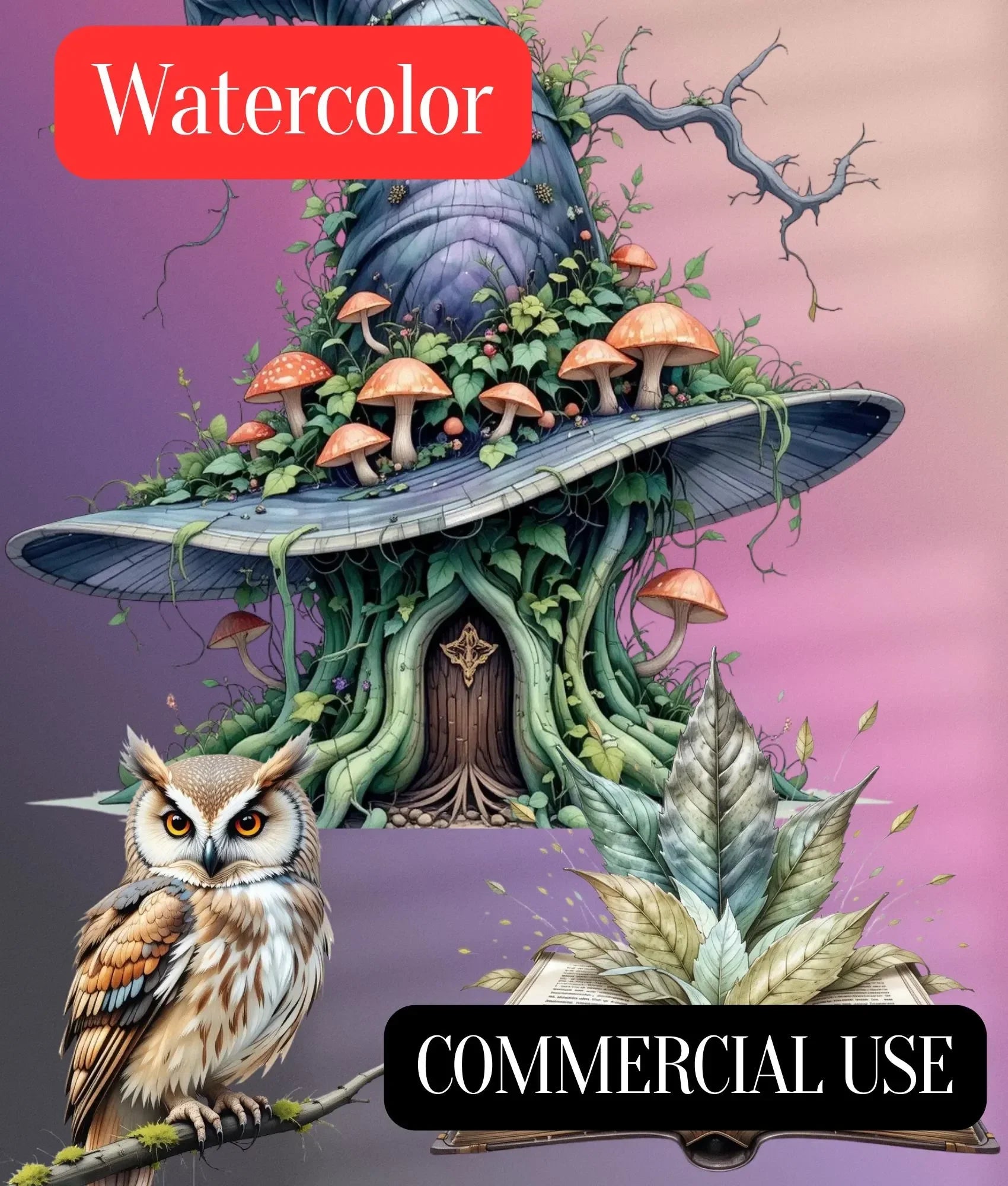 Forest Witch Apothecary Clipart Bundle - CraftNest - Digital Crafting and Art