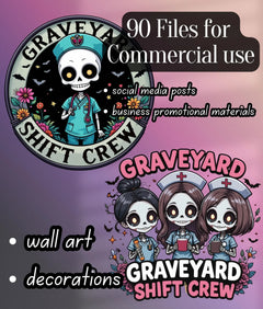 Skeleton Nurse Clipart Bundle - CraftNest - Digital Crafting and Art