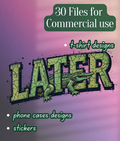 Retro Alligator SVG Bundle - CraftNest - Digital Crafting and Art