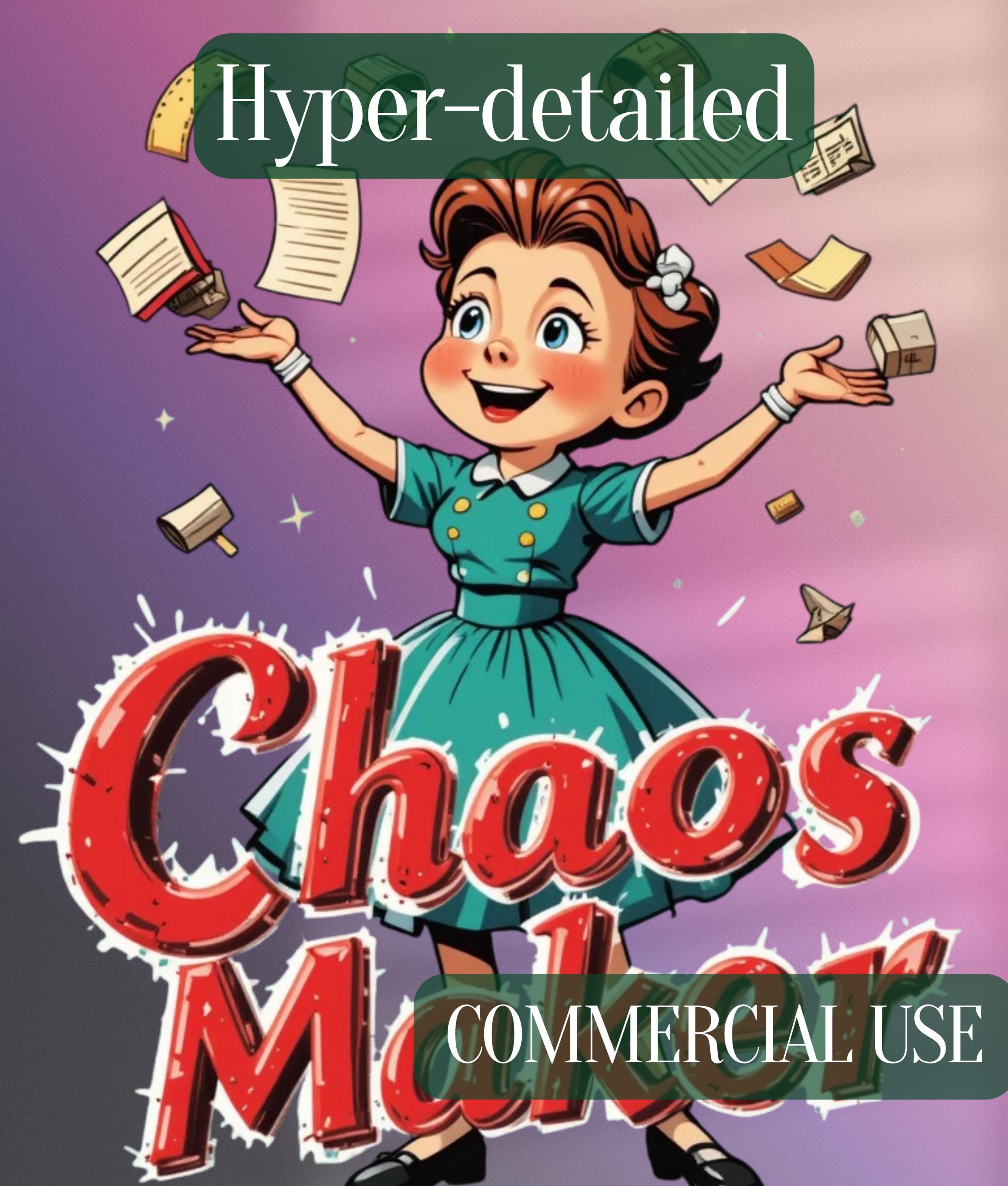 Vintage Sassy Clipart Bundle