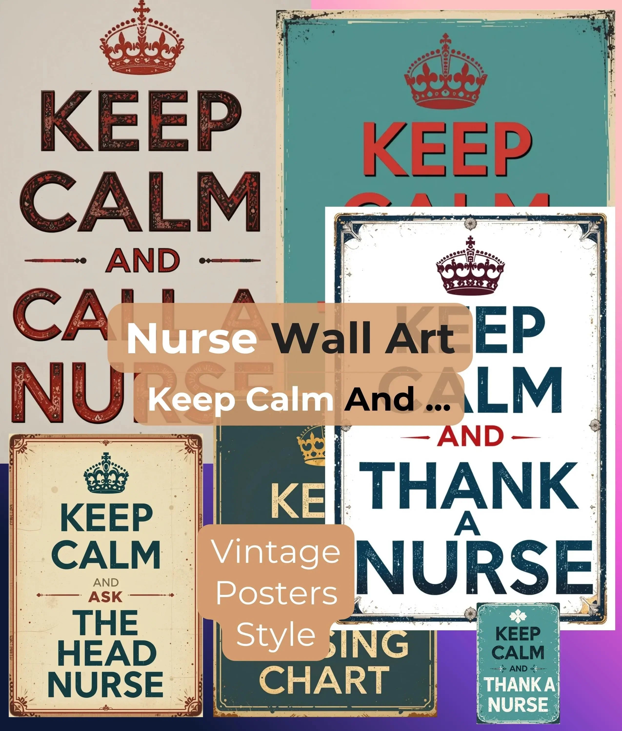 Nurse Wall Art Clipart Bundle - CraftNest - Digital Crafting and Art