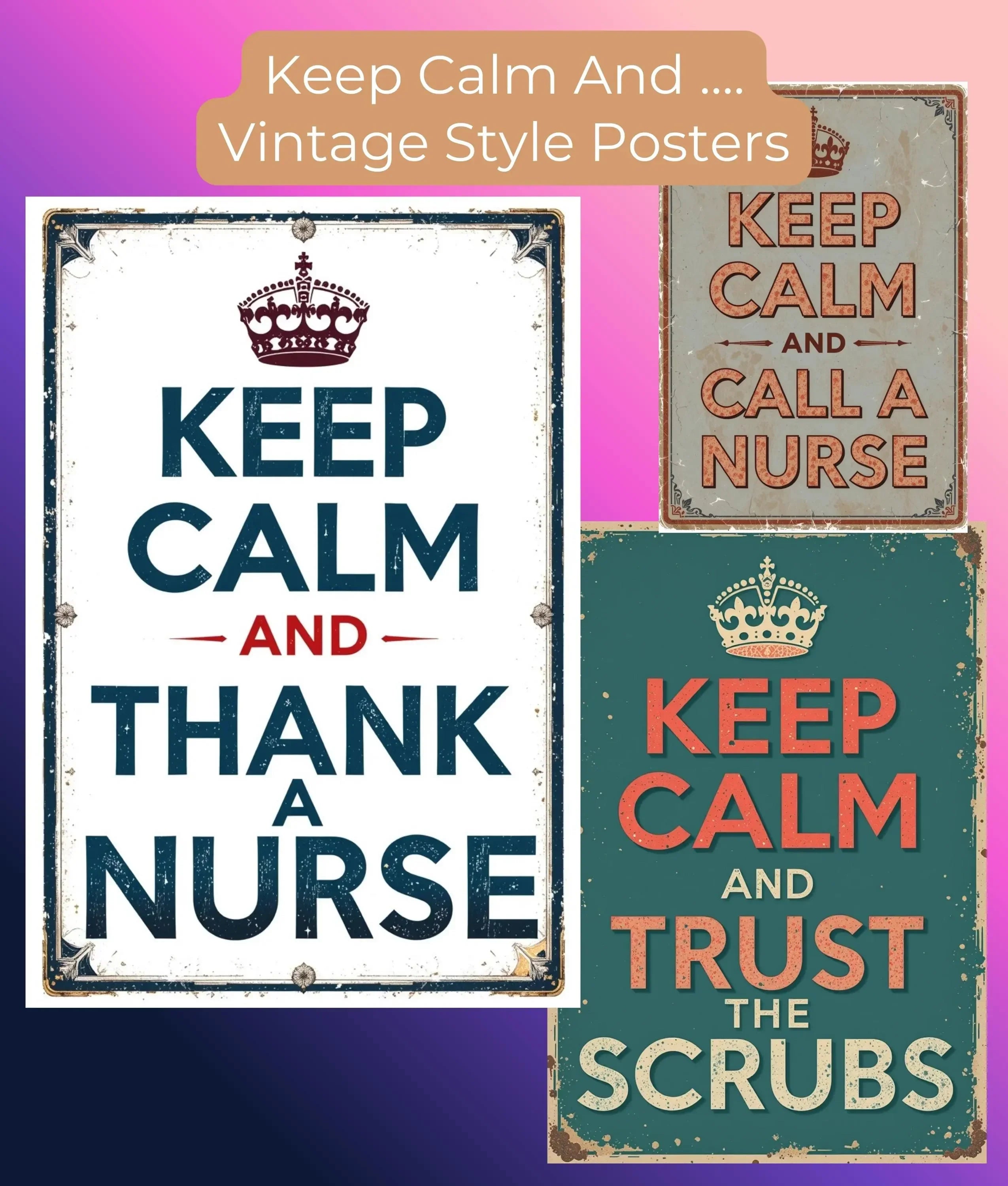 Nurse Wall Art Clipart Bundle - CraftNest - Digital Crafting and Art