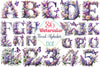 Floral Alphabet Clipart Bundle