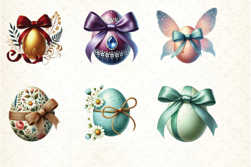 Easter Egg Clipart Bundle - CraftNest - Digital Crafting and Art