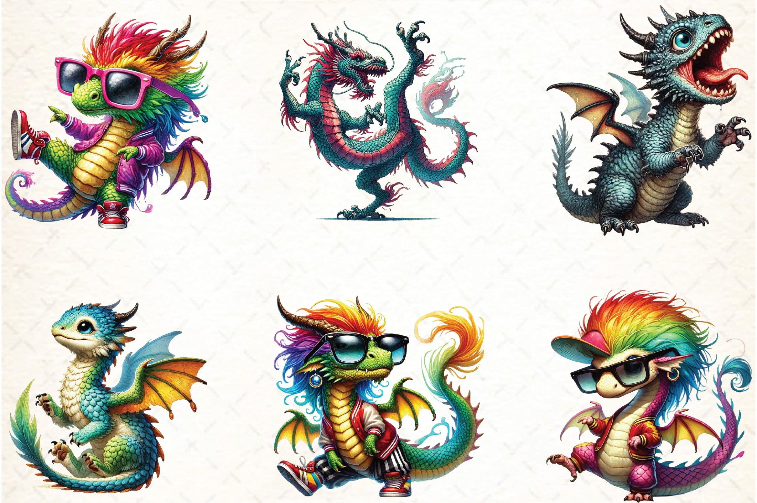 Dragon Clipart Bundle