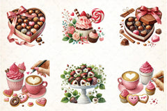 Valentine's Day Sweet Clipart Bundle - CraftNest - Digital Crafting and Art