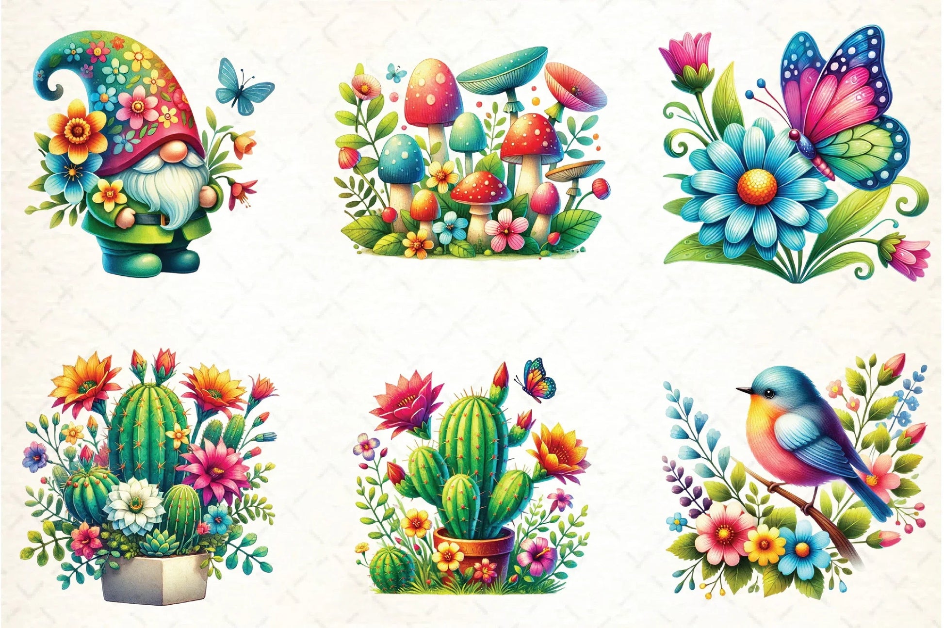 Spring Garden Clipart Bundle - CraftNest - Digital Crafting and Art