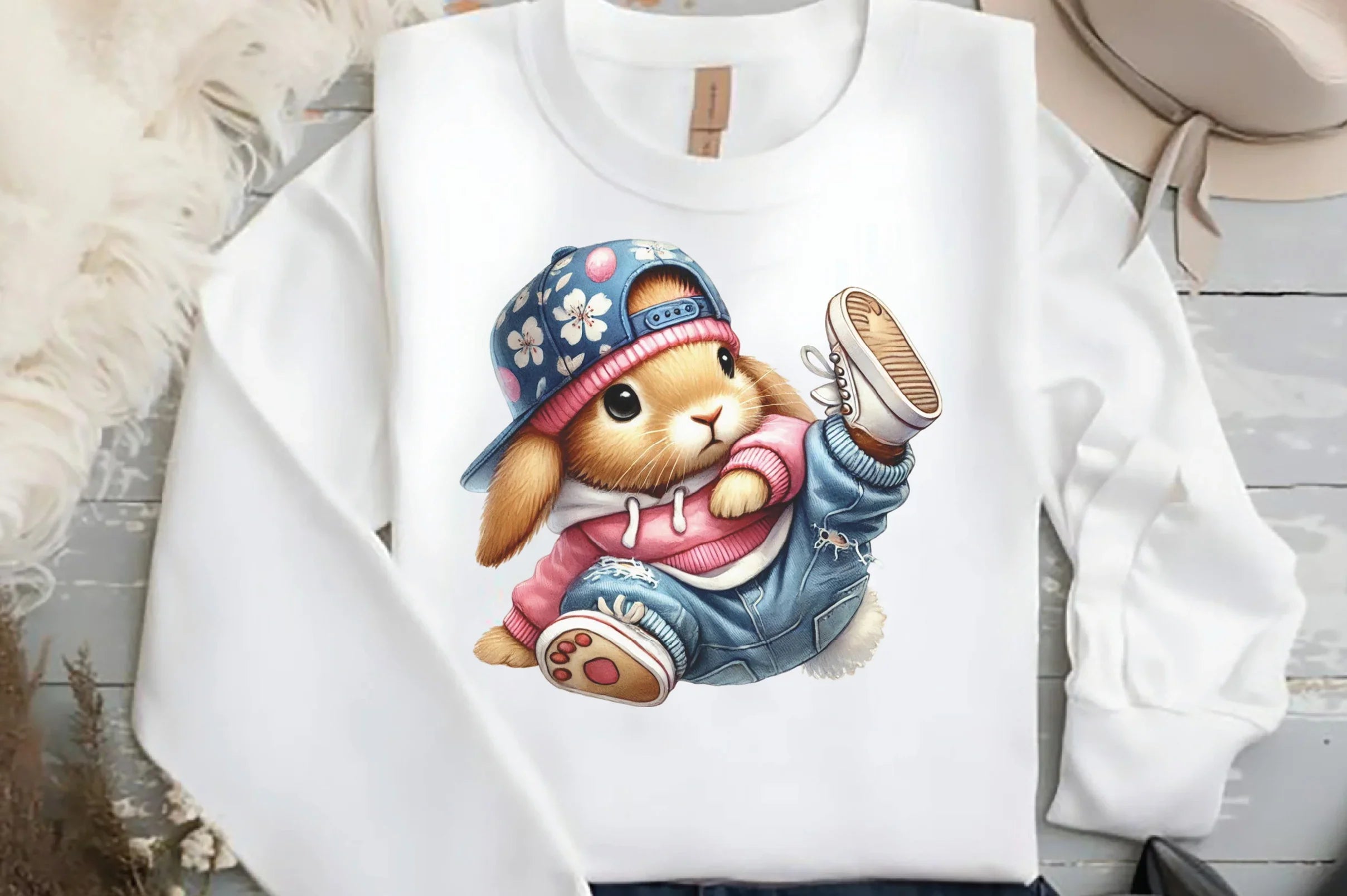 Hip Hop Bunny Easter Clipart Bundle - CraftNest - Digital Crafting and Art