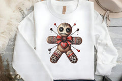 Gothic Voodoo Doll Clipart Bundle for Valentine's Day - CraftNest - Digital Crafting and Art