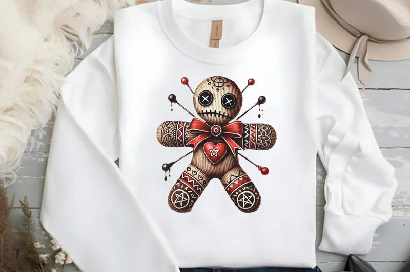 Valentine's Day Gothic Voodoo Doll Clipart Bundle - CraftNest - Digital Crafting and Art