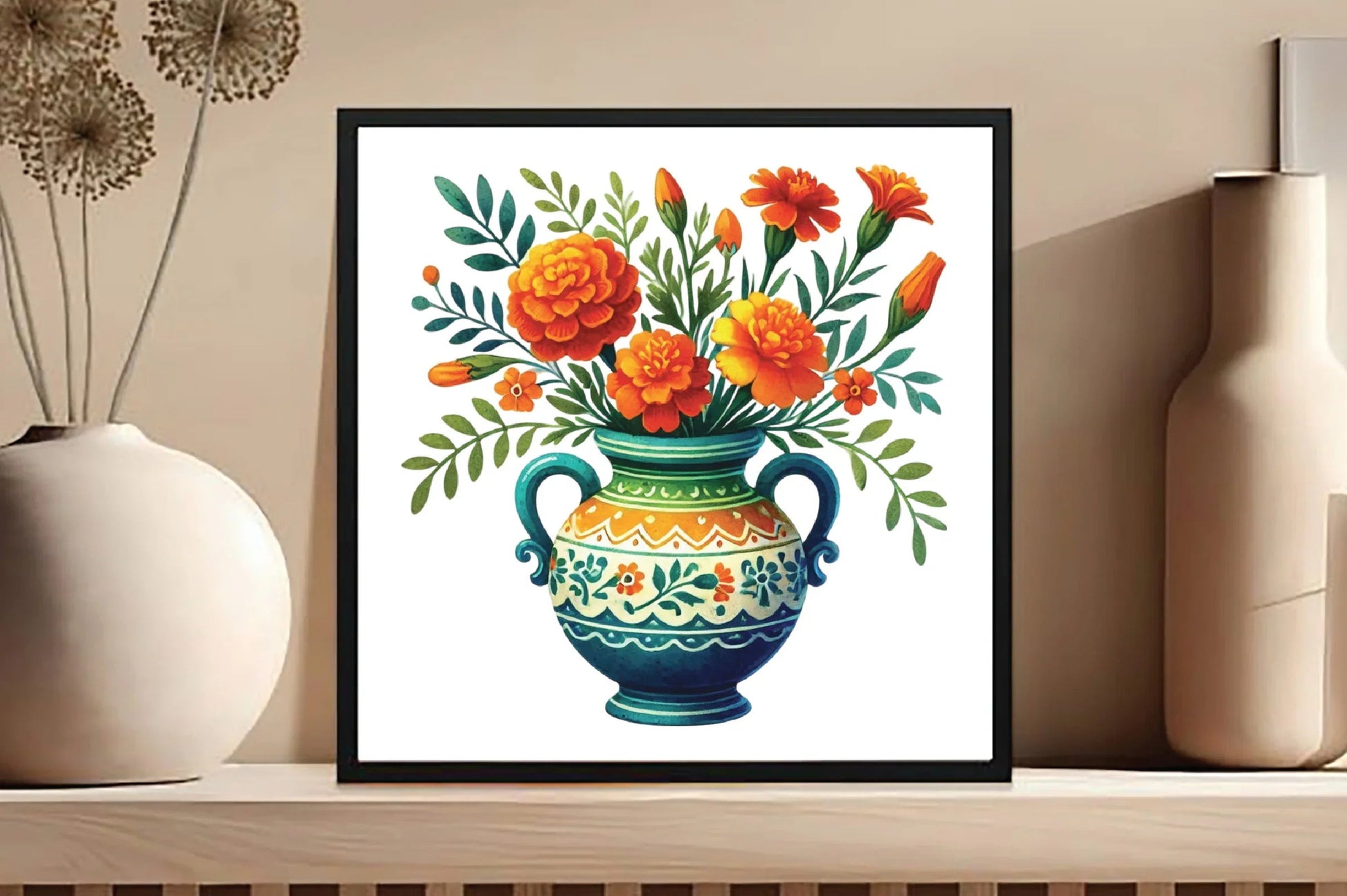 Spring Flowers Vase Clipart Bundle - CraftNest - Digital Crafting and Art