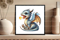 Dragon Clipart Bundle 99 - CraftNest - Digital Crafting and Art