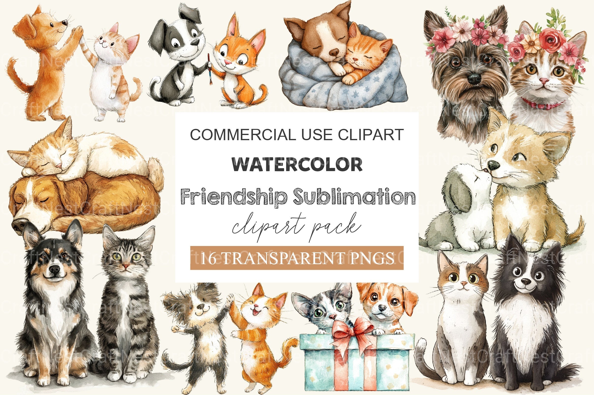 Friendship Clipart Bundle