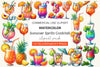 Summer Spritz Cocktail Clipart Bundle