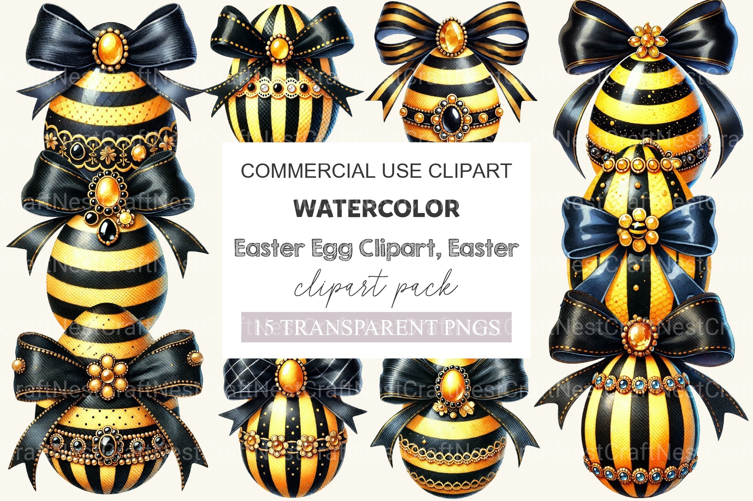 Easter Egg Easter Clipart Bundle