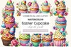 Easter Cupcake Clipart Bundle 2