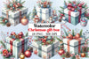 Christmas Gift Box Clipart Bundle
