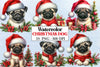 Christmas Dog Clipart Bundle