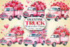 Valentine Truck Clipart Bundle