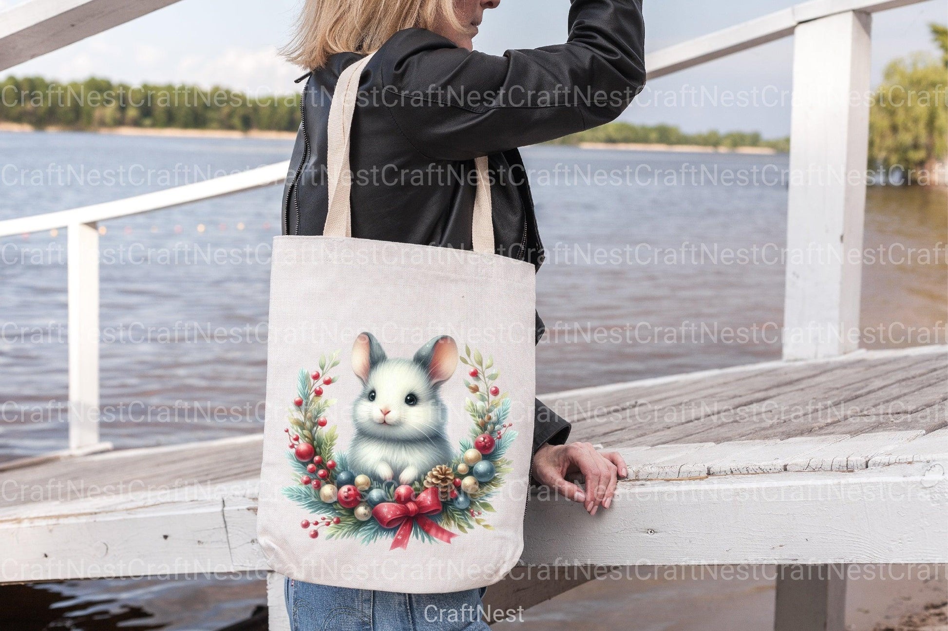 Christmas Mouse Clipart Bundle 3 - CraftNest - Digital Crafting and Art