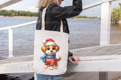 Christmas Cute Dog Clipart Bundle 4 - CraftNest - Digital Crafting and Art