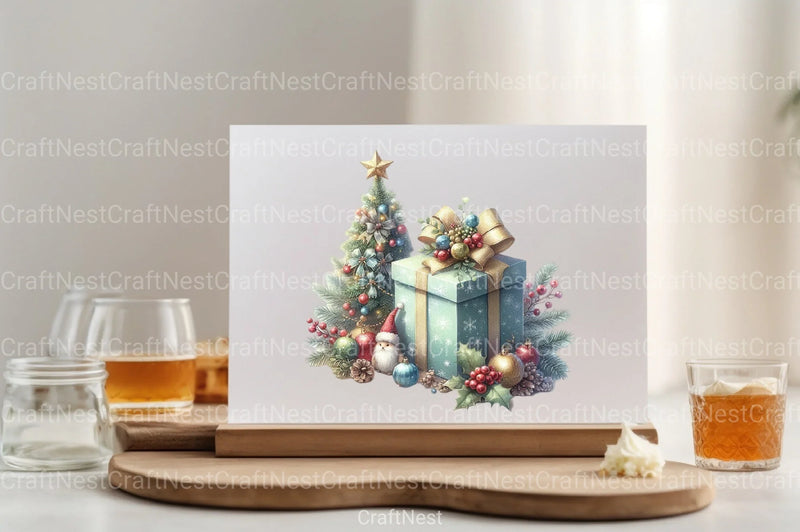 Christmas Gift Box Clipart Bundle 99 - CraftNest - Digital Crafting and Art