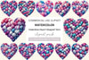 Valentine Heart Shaped Yarn Clipart Bundle