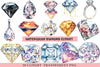 Diamond Clipart Bundle