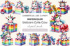 Unicorn Cute Cow Clipart Bundle 1