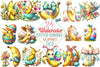 Easter Banana Clipart Bundle