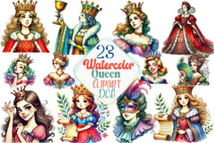 Queen Clipart Bundle Collection - CraftNest - Digital Crafting and Art