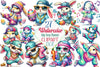 Easter Hip Hop Bunny Clipart Bundle