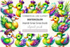 Mardi Gras Duck Clipart Bundle 2