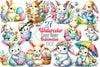 Easter Bunny Clipart Bundle