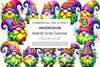 Mardi Gras Gnome Clipart Bundle 3