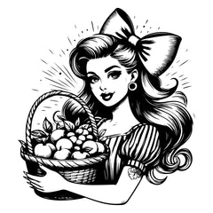 Ink Drawn Black Pin Up Clipart Bundle - CraftNest - Digital Crafting and Art