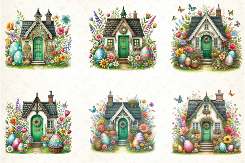 Easter Home Clipart Bundle - CraftNest - Digital Crafting and Art