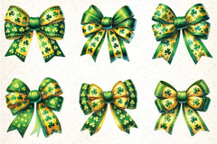 St. Patrick's Day Bow Clipart Bundle 4 - CraftNest - Digital Crafting and Art