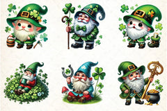 St. Patrick's Day Gnome Clipart Bundle - CraftNest - Digital Crafting and Art