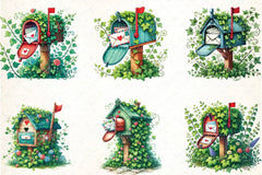 Spring Mailbox Clipart Bundle 3 - CraftNest - Digital Crafting and Art