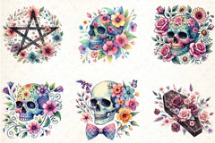 Gothic Spring Clipart Bundle 8 - CraftNest - Digital Crafting and Art