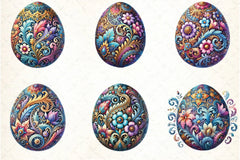 Easter Egg Clipart Bundle - CraftNest - Digital Crafting and Art