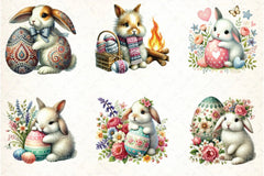 Easter Bunny Egg Clipart Bundle - CraftNest - Digital Crafting and Art