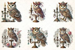Owls Clipart Bundle 99 - CraftNest - Digital Crafting and Art