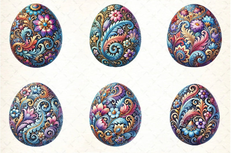 Easter Egg Clipart Bundle - CraftNest - Digital Crafting and Art
