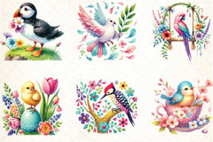 Spring Birds Clipart Bundle 99 - CraftNest - Digital Crafting and Art