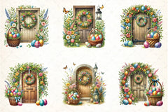Easter Doors Clipart Bundle 44 - CraftNest - Digital Crafting and Art