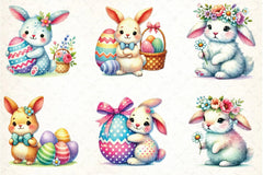 Easter Bunny Clipart Bundle 99 - CraftNest - Digital Crafting and Art